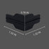 Whalen Post Insert Corner Connector for Shelving Costco, Black