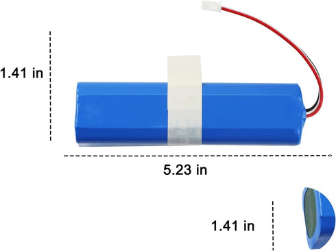 MULS 5600mAh Vacuum Battery for HONITURE Q6 Robot Vacuum Cleaner Accessories, 14.4V Spare Parts