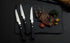 Steak Knife Set of 6, German Stainless Steel Serrated Steak Knives