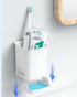 2 Pack Wall Mounted Toothbrush HoldersRemovable Drill-Free Wall Shower Holder for Toothbrush,Toothpaste, Razor