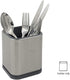 Stainless Steel Flatware Holder, Small Utensil Crock, 4.6 Inch Tall