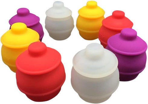 Gentcy 35ml 3p Silicone Containers, Jars Honey Pots, Multi Use