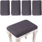 ANWUCHEN Stool Covers Rectangl,4 Pack Stretch Rectangle Bar Stool Covers Elastic Vanity