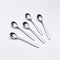 6.1" Small Dessert Spoons, Yogurt, Coffee, Ice Cream, 18/8 Stainless Steel, 5 pcs Set
