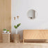 17-Inch Boho Rattan Wall Mirror for Home Decor