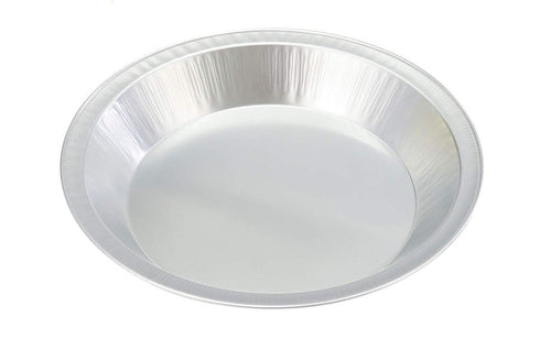 Handi-Foil Heavy Duty 9" Smooth-Wall Aluminum Pie Pan Plate - Pack of 25