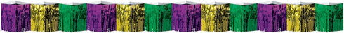 2-Ply Diamond Metallic Fringe Drape, Flame Resistant