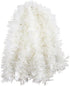 CCINEE 33FT Christmas Tinsel Garland, White Metallic Twist Garland with Star for Tree Wedding Party Decoration