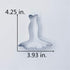 LILIAO Wedding Dress Cookie Cutter - 4 x 4.3 inches, Stainless Steel