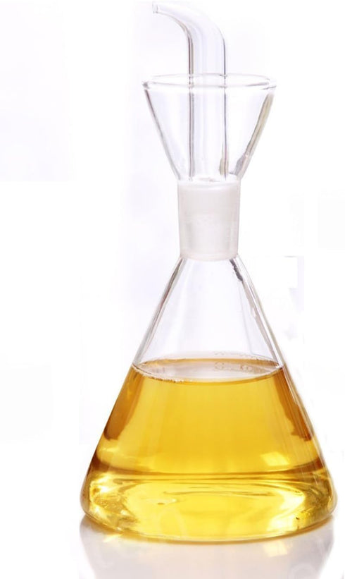 ELETON Olive Oil Dispenser Bottle - Glass with No Drip Bottle Spout - Pourer Dispensing Bottles for Kitchen - 16 oz
