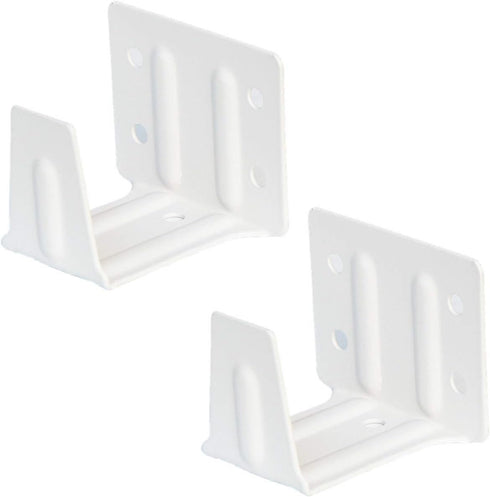 Cutelec 2 Pack Center Support Bracket for 2" Low Profile Window Blinds, White Color