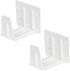 Cutelec 2 Pack Center Support Bracket for 2" Low Profile Window Blinds, White Color