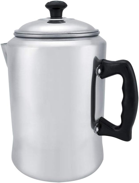 Shipenophy Percolator Coffee Pot, Aluminum Alloy Camping Coffee Maker for Stove Top, Coffee Kettle with Lid
