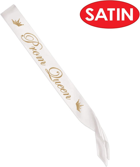 Beistle Prom Queen Satin Sash