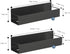 Easyhouse 6 Pack Magnetic Spice Storage Rack Organizer for Refrigerator and Oven, Moveable Magnetic Spice Organizer