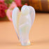 HEEPDD 2 Inch Opal Stone Peace Angel Pocket Statue, Hand Carved Healing Angel Figurine for Meditation Home Decor