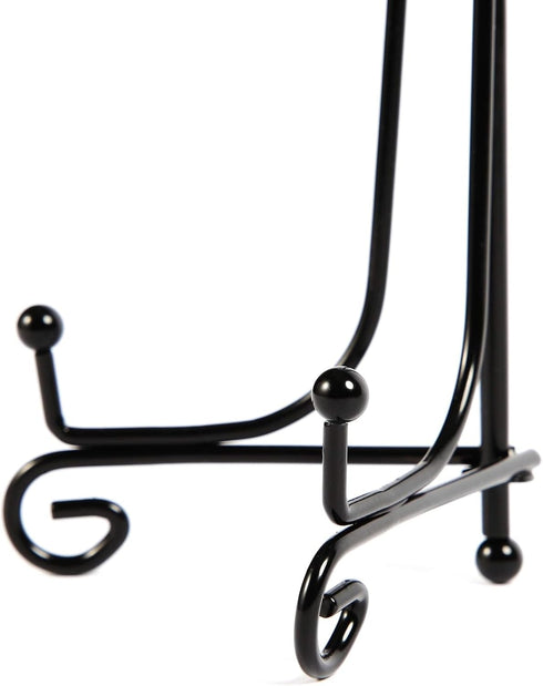Juvale 4 Pack Iron Easel Display Stand, 5 Inch Decorative Easel for Tabletop, Plates, Pictures, Paintings