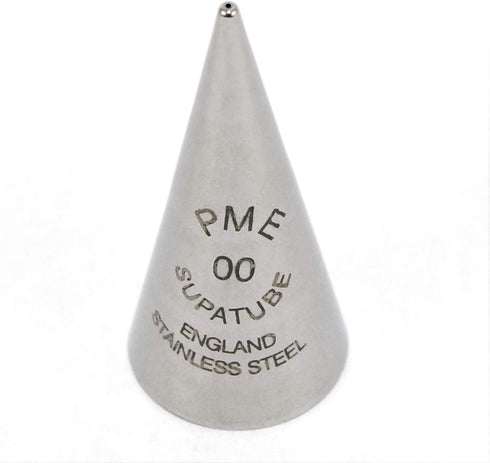 PME Seamless Stainless Steel Supatube Decorating Tip Writer, No. 00
