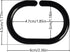Premium Plastic Shower Curtain Rings, 24Pcs Hooks with Easy Snap Closure for Standard Shower Rods
