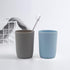 Topsky 4-Pack Bathroom Tumbler, Plastic Toothbrush Cup, Reusable Drinkware for Mouthwash