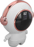 Mini Heater, Rechargeable Pocket Warmer, Portable USB Digital Fast Heating Electric for Winter (White)