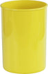 Calypso Basics 5 Piece Kitchen Utensil Holder with Heat Resistant Spoon, Slotted Spoon, Ladle, Spatula, BPA Free, Lemon