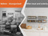 Umomi 4 Pack Spice Rack Wall Mount, Pantry Door Organizer & Hanging Storage Baskets Organizer Wall Mount, Large
