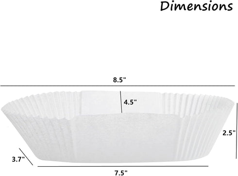 DEAYOU 80 PCS Bread Baking Liners, Baking Cups for Cakes, Snacks, Cupcakes, Weddings, Parties, White by DEAYOU