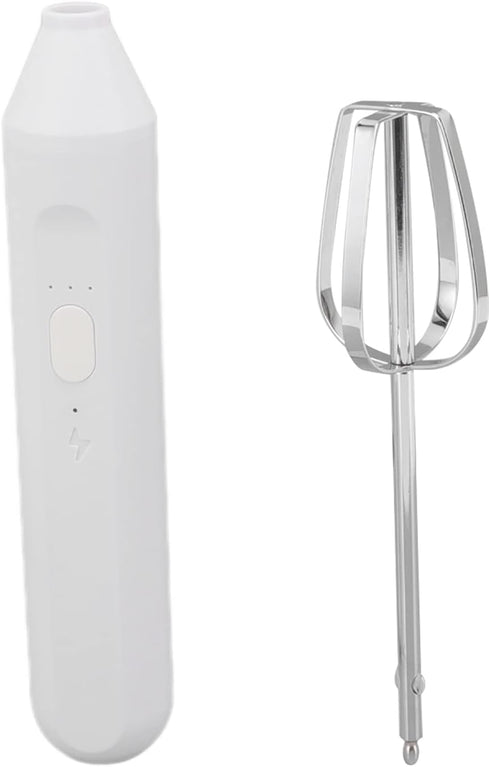 Electric Hand Blender, 3 in 1 Immersion Blender, Handheld Beater, Milk Frother, Coffee Blender, Kitchen Tools (White)