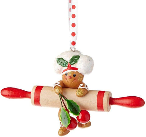 Kurt Adler 4-Inch Gingerbread Baking Tool Ornaments
