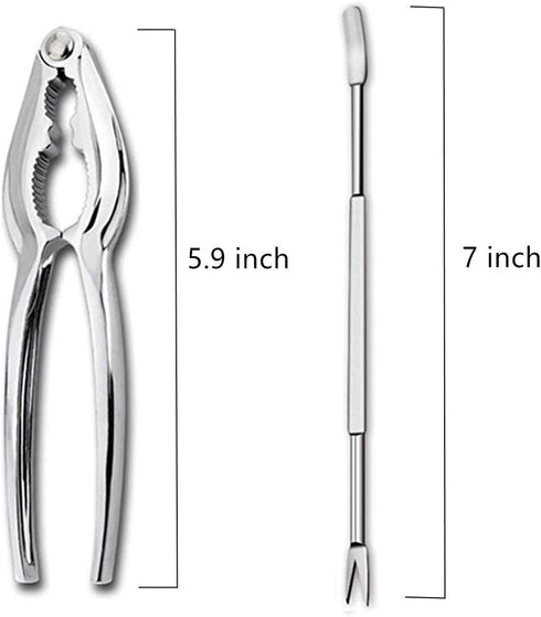 12 Set 2 10 Artcome Pieces Seafood Tools including Lobster Crab Crackers and Forks