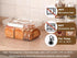 Counter, Bread Box with Ice Chilled Condiment Caddy, Portable Airtight Storage Container with Lid Handle for Kitchen