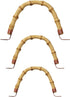Angoily Rattan Teapot Handle Replacement for Japanese Ceramic Pot, Pottery Tea Pots, 3pcs Handle Accessories