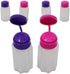 Travel Size Salt and Pepper Shaker Set with Flip Lids, Spill-Proof Plastic Shakers for Cooking and Dining Outdoors (3