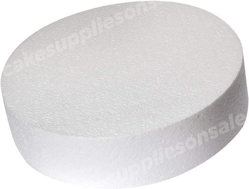 8" Round Cake Dummy, 3" Foam Polystyrene Circle Dummy for Wedding Birthday Cakes and Crafting Projects