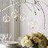 12 Pcs 3.15"/8cm Hanging Glass Tealight Holder, Globe Plant Terrariums for Indoor Outdoor Garden Decor