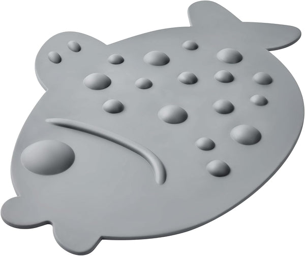 ZHICHENG Non-Slip Bathtub Mat for Kids - Soft Baby Cute Fish Shape Shower