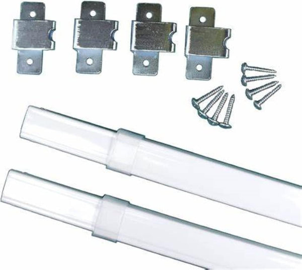 Kirsch Sash Rod Pair, 8" - 12"