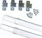 Kirsch Sash Rod Pair, 8" - 12"