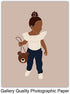 African American Baby Girl Room Decor - Black Girls Bedroom Decor - Baby Nursery Decor - Little Girls Bedroom Wall Art