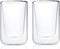 Blomus 63654 Nero Set of 2 Clear Cappuccino or Tea Glasses, 8 oz, 2 Piece