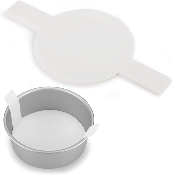 8 Inch Parchment Paper Rounds, Set of 100 Non-Stick Baking Circles with Lift Tabs for Baking