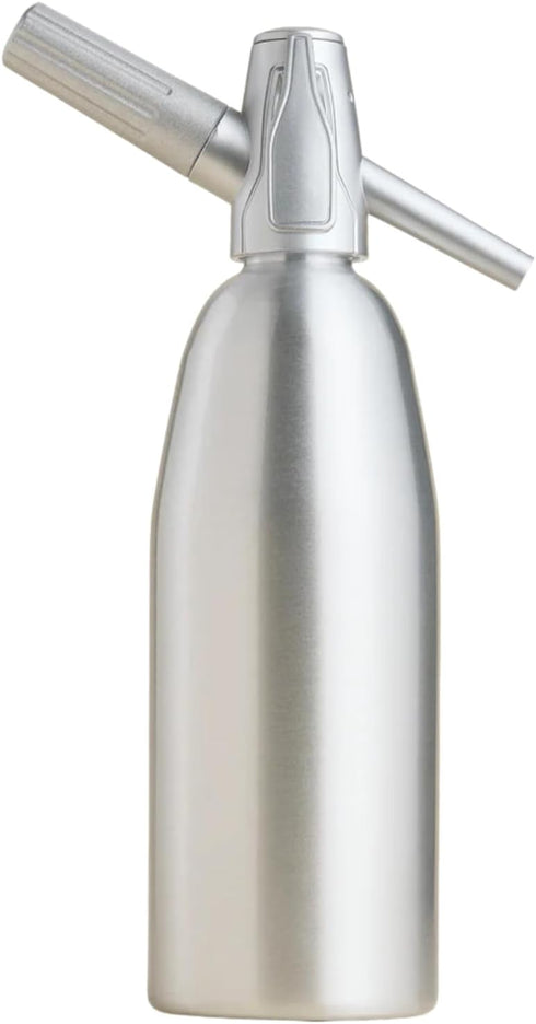 CreamRight Soda Siphon, Aluminum Sparkling Water Maker and Seltzer Bottle for Soda