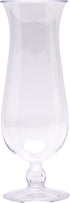 GET HUR-20-CL-EC Cheers - Break-Resistant Plastic Hurricane Glasses, 20 Ounce, 4 Pack, Clear