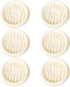 Kirmoo Plant Saucers Flower Pot Drip Trays Plastic 6 Pack,Small Plant Trays for