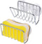 Toplife Sponge Holder for Kitchen Sink, Stainless Steel Suction Cup Caddy - Silver - 2 Pack