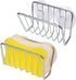 Toplife Sponge Holder for Kitchen Sink, Stainless Steel Suction Cup Caddy - Silver - 2 Pack