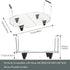 BYKITCHEN Roast and Steamer Rack, Compatible with Ninja Foodi Possible Cooker Pro 8.5 Quart Accessories