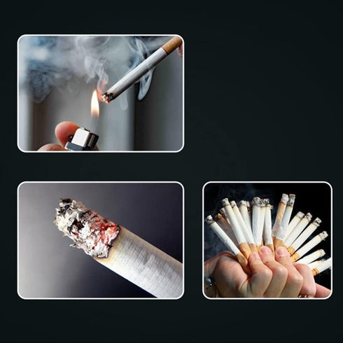 Stainless Steel Mini Pocket Ashtray Cigarettes Ash Tray with Lid Flip Portable Ashtray Compact Portable Car Supplies for Office Bar Bedroom Car Home by Surakey