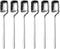 IQCWOOD Demitasse Espresso Spoons, 5.6 Inches Stainless Steel Mini Dessert Tea Spoons, Set of 6
